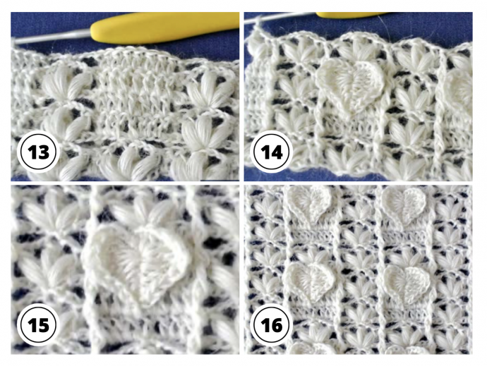 How to Crochet Hearts: Little Hearts Stitch Tutorial