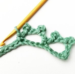 How to Crochet the Picot Mesh Stitch Photo Tutorial