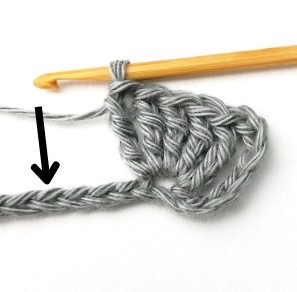 Large Uneven Fan Crochet Stitch Photo Tutorial