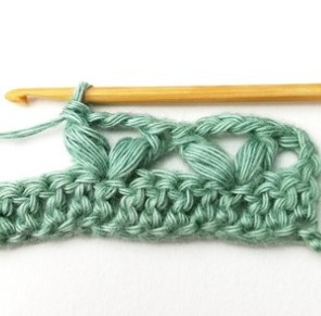 The Block and Puff V Crochet Stitch Photo Tutorial