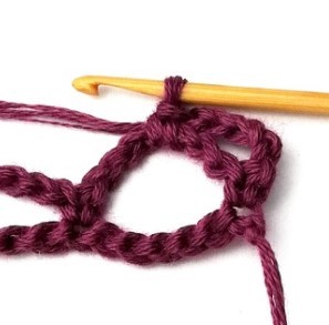 Triangle Cluster Crochet Stitch Photo Tutorial