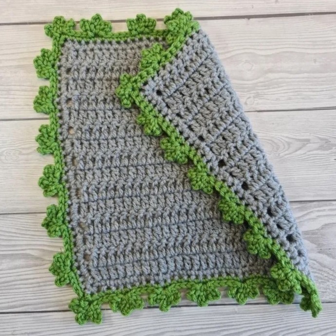 Triple Picot Border Crochet Photo Tutorial