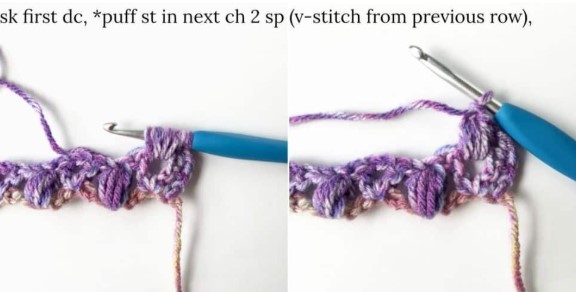 Easy Lace Clusters Crochet Stitch Photo Tutorial