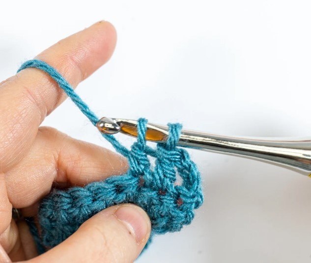How to Do a Double Crochet Decrease Photo Tutorial