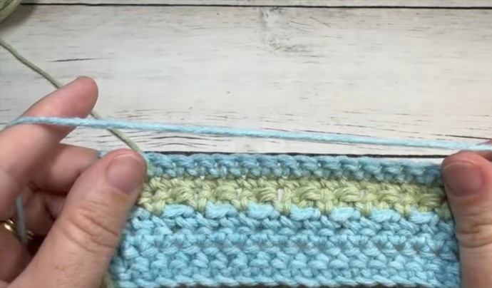 How to Crochet the Cluster and Ridge Stitch Photo Tutorial
