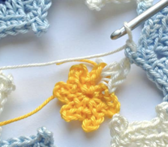 Crafting Love: Crochet Heart Triangle Motif Tutorial