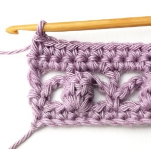 How to Crochet the Lacy Striped Popcorn Stitch Photo Tutorial