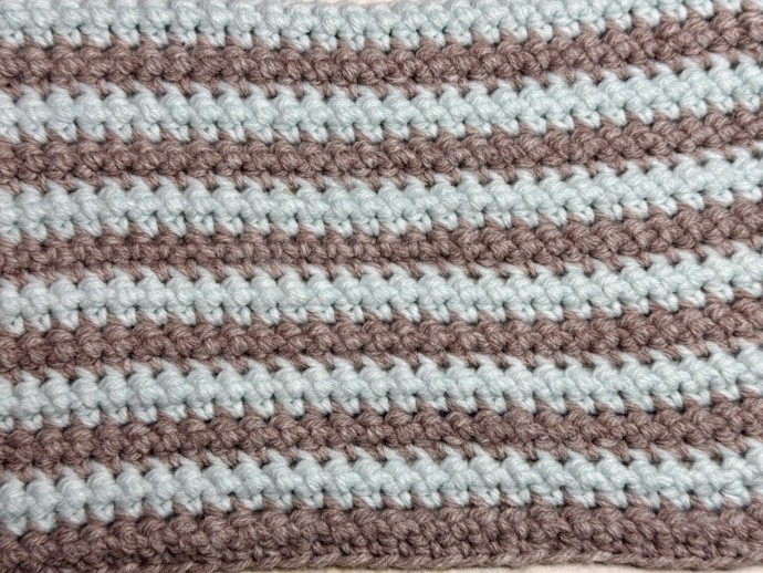 Knotted Single Crochet Stitch Photo Tutorial