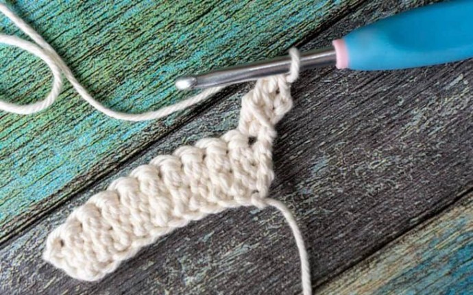 Linked Treble Crochet Stitch Photo Tutorial