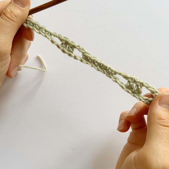 Easy Lacy Wave Crochet Stitch Photo Tutorial