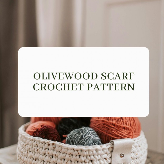 Olivewood Scarf Crochet Pattern