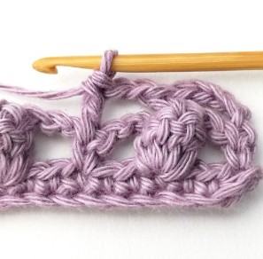 How to Crochet the Lacy Striped Popcorn Stitch Photo Tutorial
