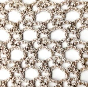 Lacy Interlocked Circles Crochet Stitch Photo Tutorial