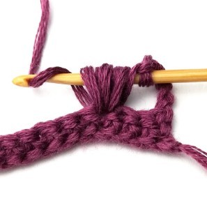 Stacked Puff Grid Crochet Stitch Photo Tutorial
