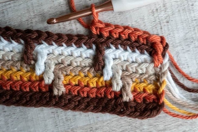 Apache Tears Crochet Stitch Photo Tutorial