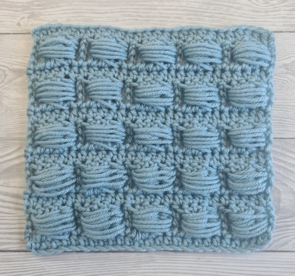 Crochet Large Blocked Puff Stitch Tutorial