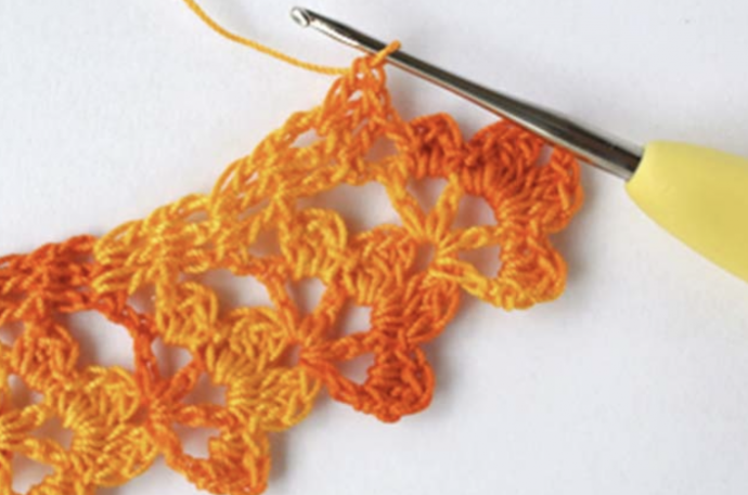 Crochet Narrow Wisawasa Lace Tutorial