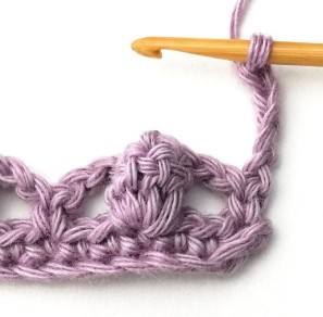 How to Crochet the Lacy Striped Popcorn Stitch Photo Tutorial