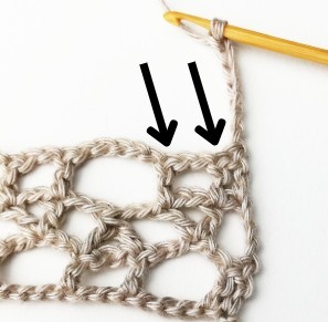 Lacy Interlocked Circles Crochet Stitch Photo Tutorial