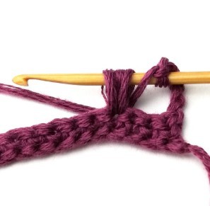Stacked Puff Grid Crochet Stitch Photo Tutorial