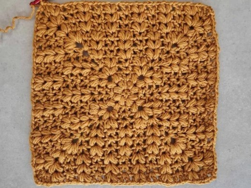 Waves of Grain – Square Crochet Baby Blanket Pattern