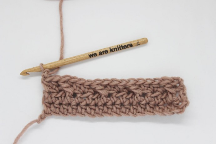 How to Crochet the Front Post Diagonal Stitch Photo Tutorial