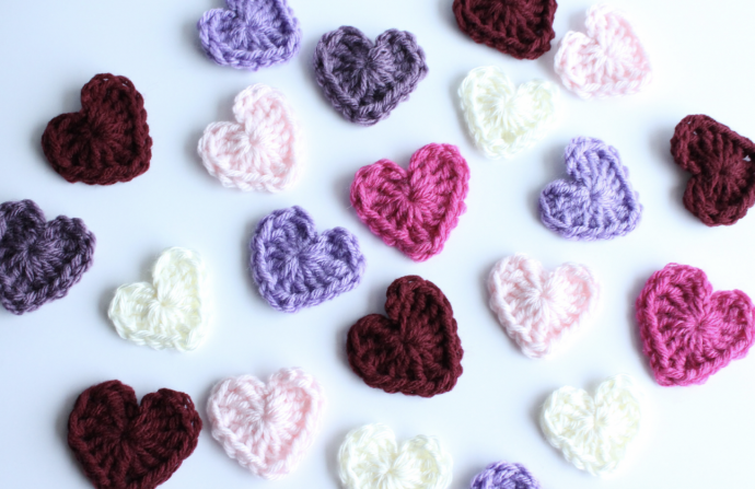 How to Crochet Hearts: Little Hearts Stitch Tutorial