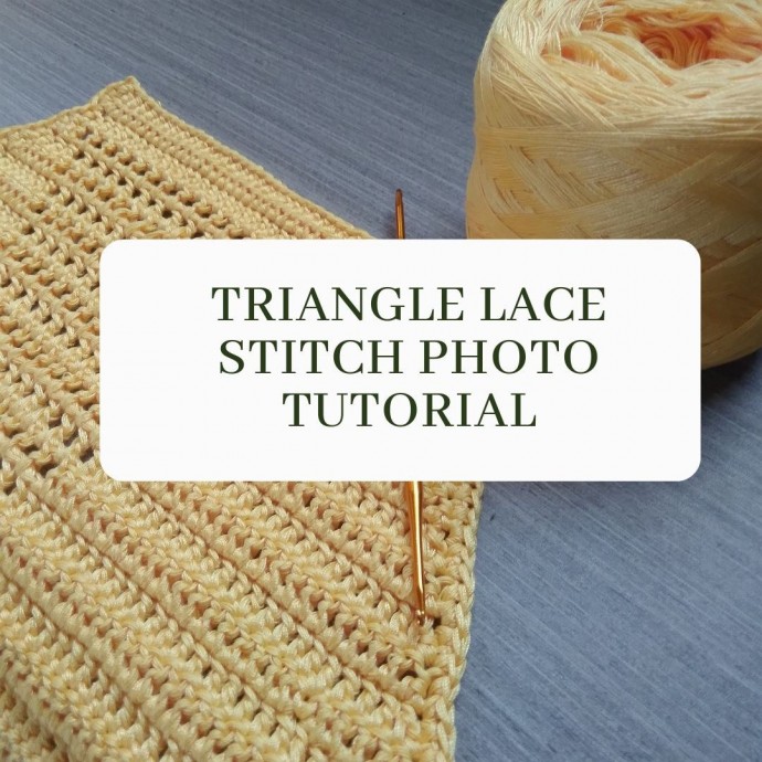 Triangle Lace Stitch Photo Tutorial