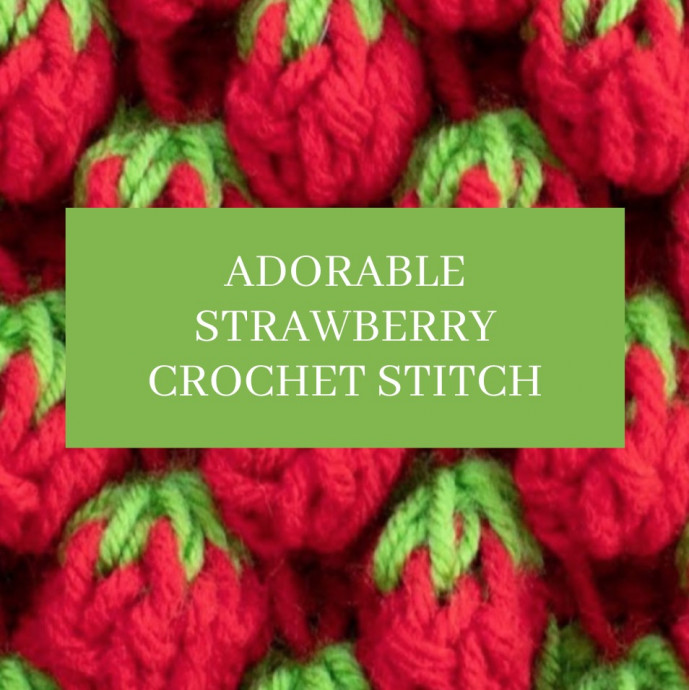 Adorable Strawberry Crochet Stitch