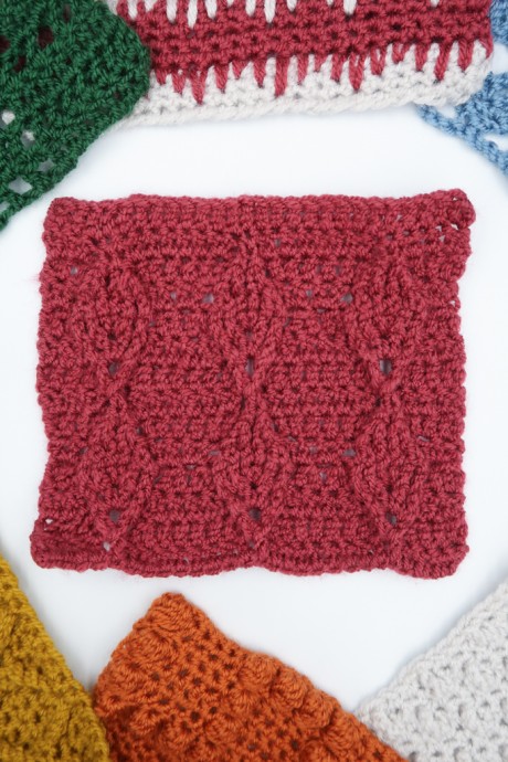 Diamond Ribbon Stitch Photo Tutorial