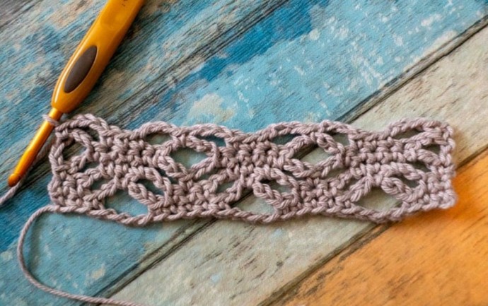 How to Crochet the Woven Lattice Stitch Photo Tutorial