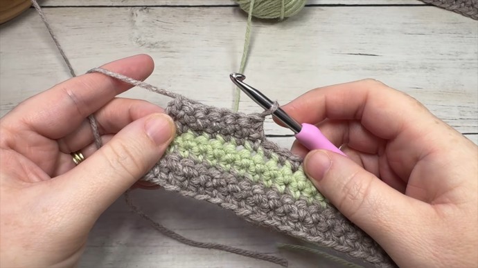 Knotted Single Crochet Stitch Photo Tutorial