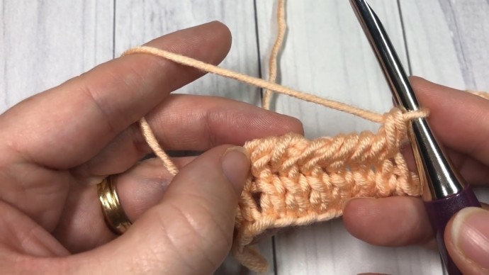 How to Crochet the Corded Ridge Stitch Photo Tutorial