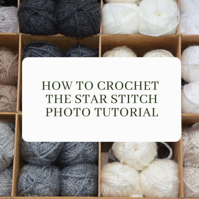 How to Crochet the Star Stitch Photo Tutorial