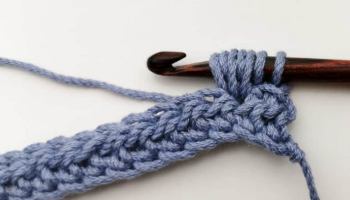 Puffs and Slip Stitches Crochet Stitch Photo Tutorial