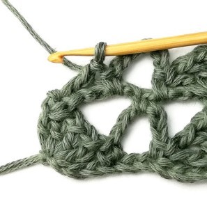 Stacked Triangles and Eyelet Crochet Stitch Photo Tutorial