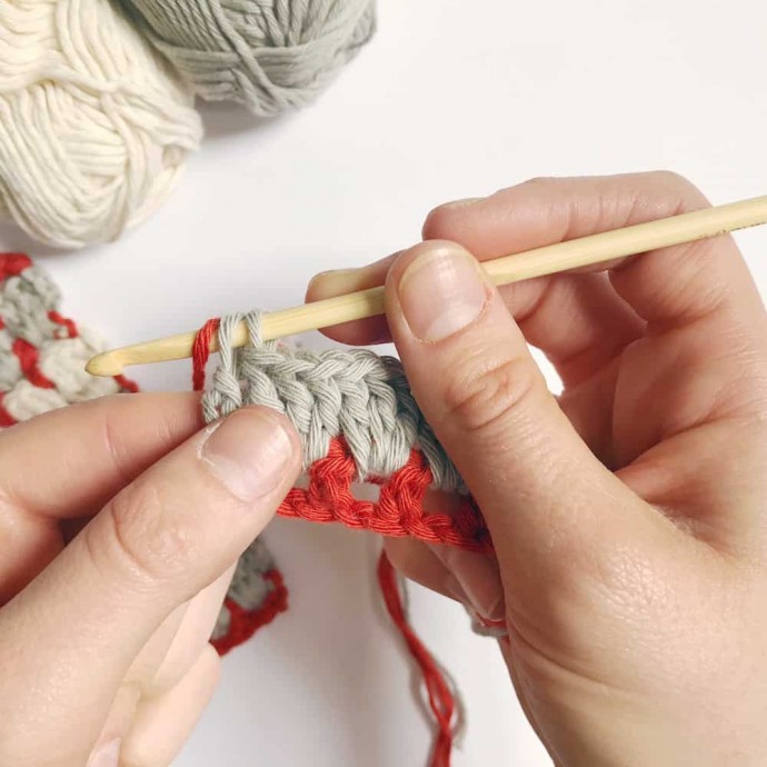 Granny Block Crochet Stitch Photo Tutorial