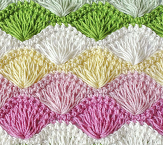 Long Loop Shell Stitch Crochet Tutorial