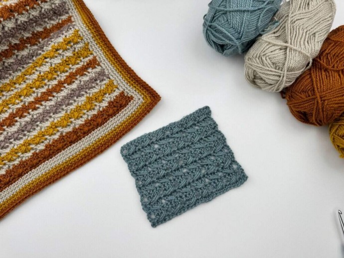 Crossover Crochet Stitch Photo Tutorial