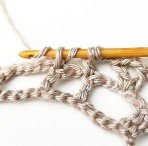 Lacy Interlocked Circles Crochet Stitch Photo Tutorial