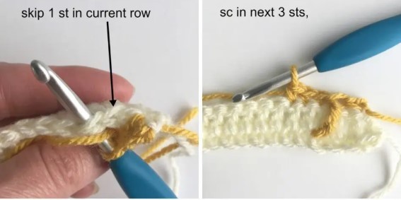 Diamond Waffle Crochet Stitch Photo Tutorial