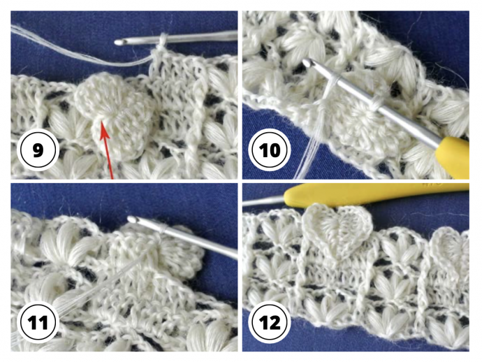 How to Crochet Hearts: Little Hearts Stitch Tutorial