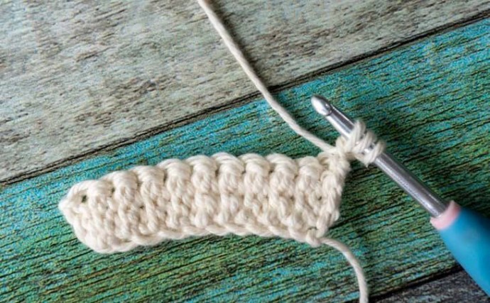 Linked Treble Crochet Stitch Photo Tutorial
