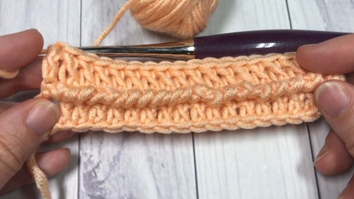 How to Crochet the Corded Ridge Stitch Photo Tutorial