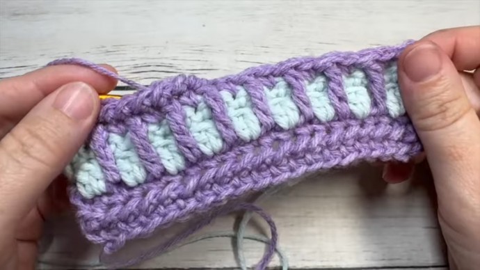 How to Crochet the Gridlock Stitch Photo Tutorial