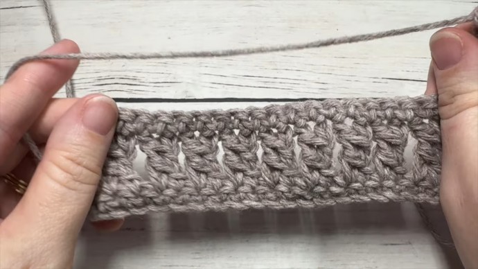 How to Crochet the Triple Column Stitch Photo Tutorial