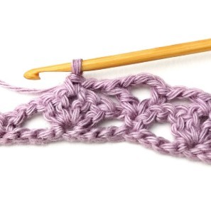 Lacy V and Double V Crochet Stitch Photo Tutorial