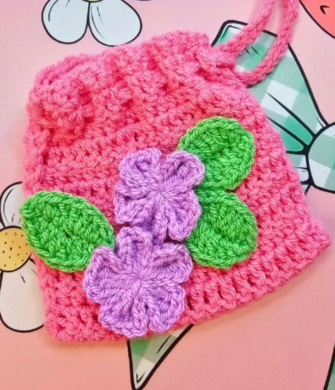 Simple Flower and Leaf Applique Pattern