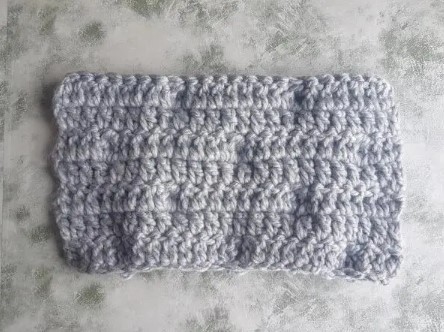 Crochet Monochromatic Polka Dot Pattern Photo Tutorial