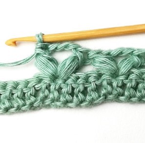 The Block and Puff V Crochet Stitch Photo Tutorial